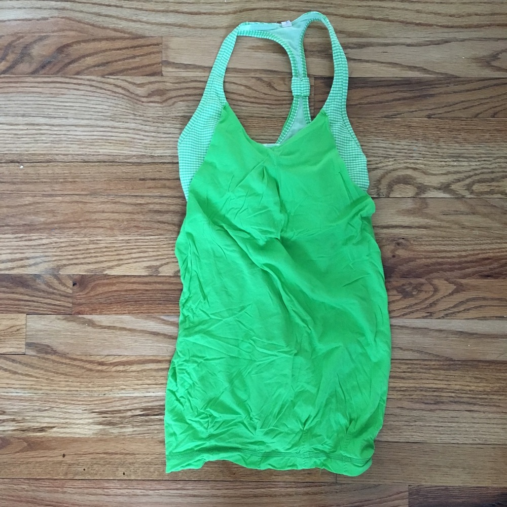 Lululemon built in bra tank, yoga.